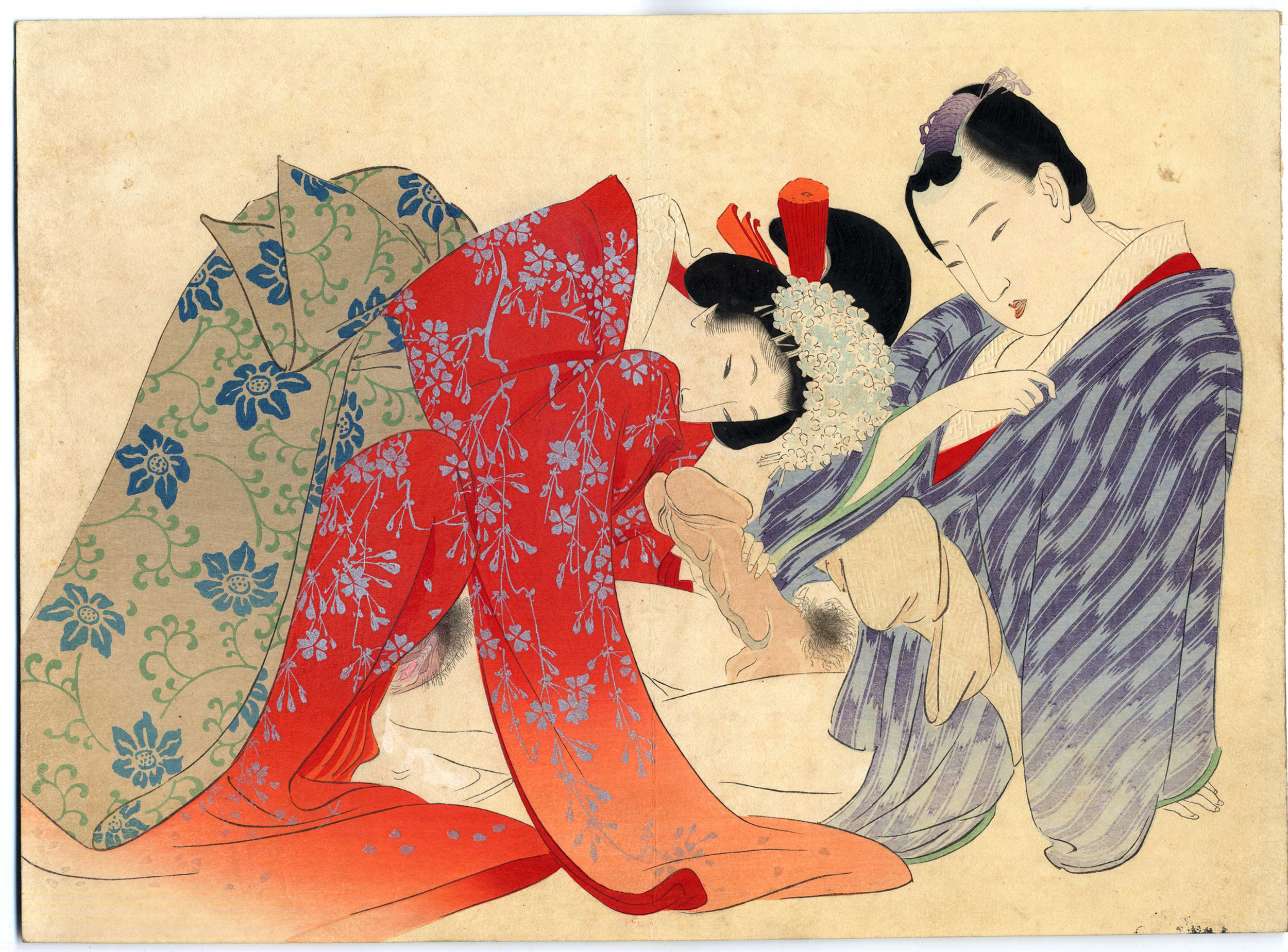 1845 Japanese Shunga Erotic Art Party by PULSE Gallery