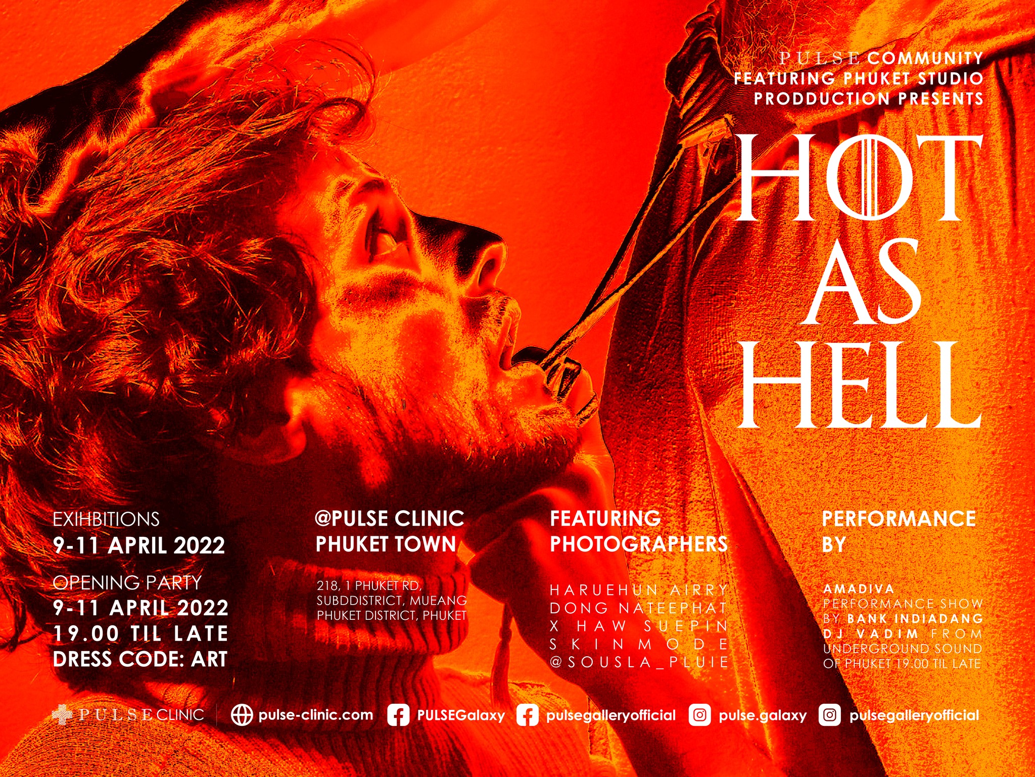 PULSE with Phuket Studio Production hold a heating-up exhibition ‘Hot As Hell’