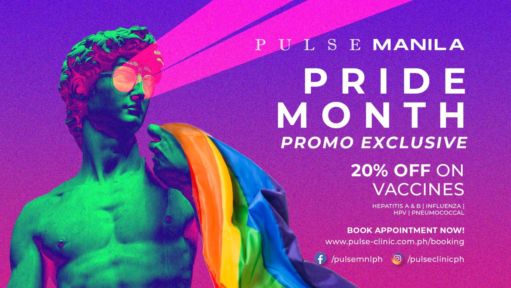 PRIDE MONTH Promo Exclusive at PULSE Manila PULSE CLINIC Asia's