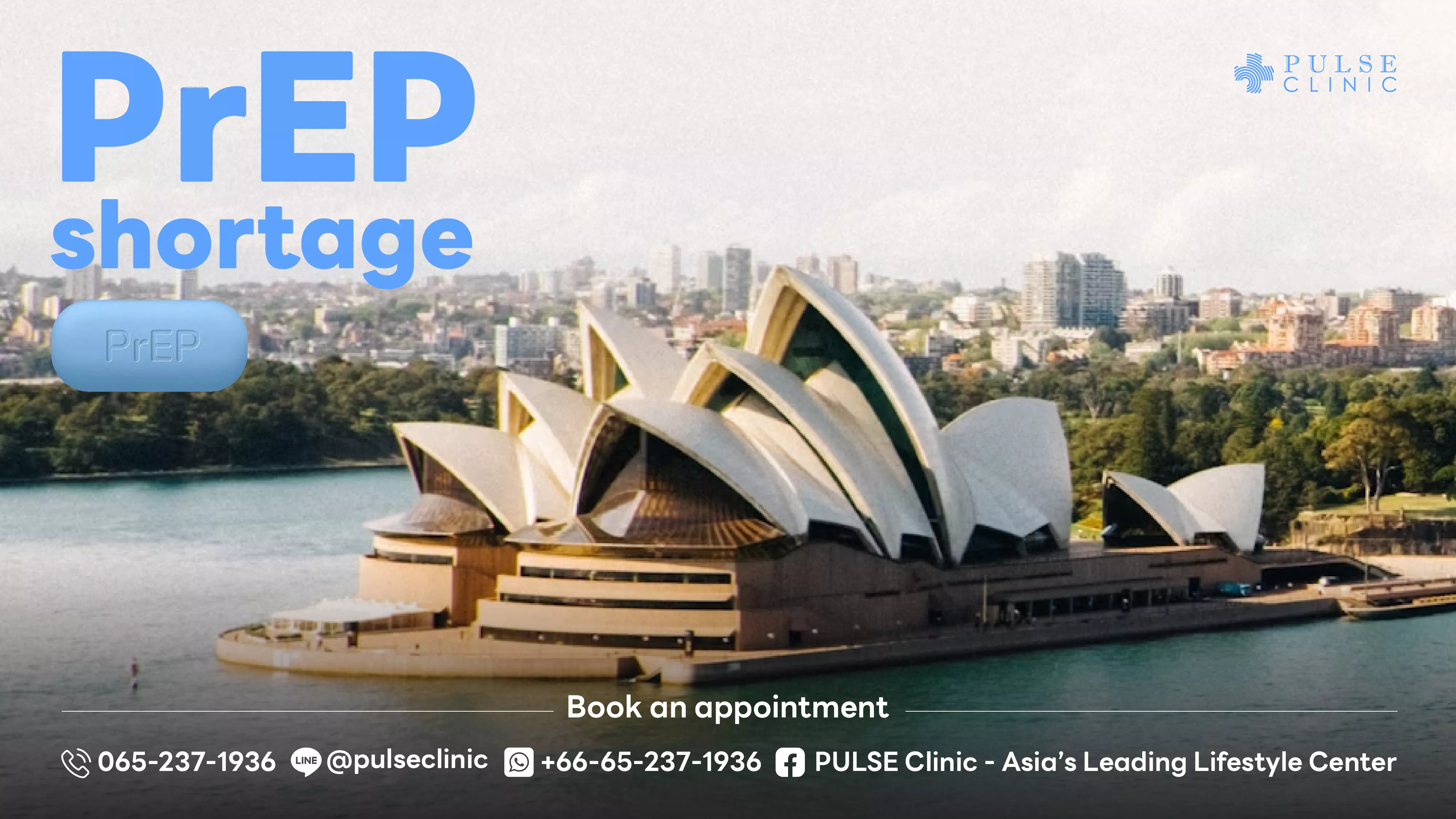 PrEP Shortage in Australia - Buy Online From PULSE CLINIC & PHARMACY