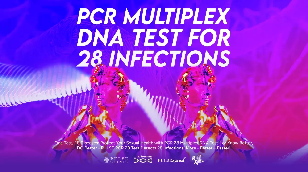 PCR 28 PATTAYA - THE MOST COMPREHENSIVE STD TEST WITH SAME DAY RESULT AVAILABLE AT PULSE CLINIC PATTAYA