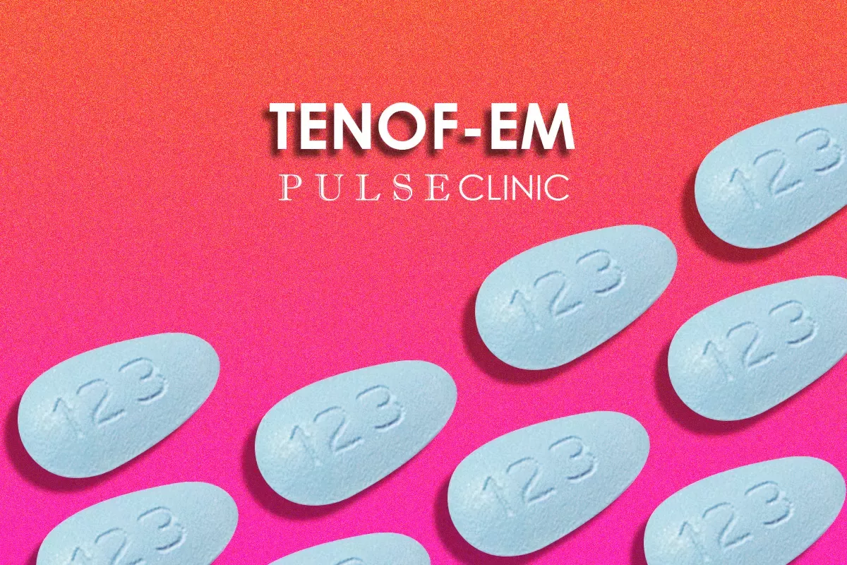 TENOF-EM，印度製造的艾滋藥物，可預防艾滋病毒 PULSE CLINIC - 亞洲領先的性保健診所