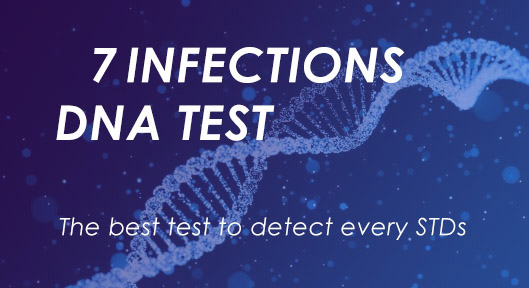 PCR DNA TEST for 7 INFECTIONS (for Thailand, Hong Kong and Malaysia only)